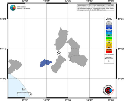 Mappa MCS - territori comuni