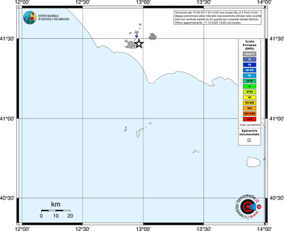 Mappa EMS - territori località