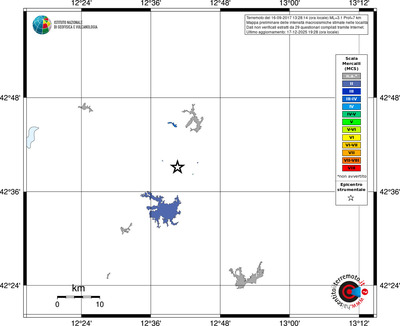 Mappa MCS - territori località