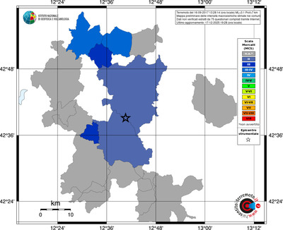 Mappa MCS - territori comuni