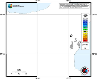 Mappa EMS - territori località