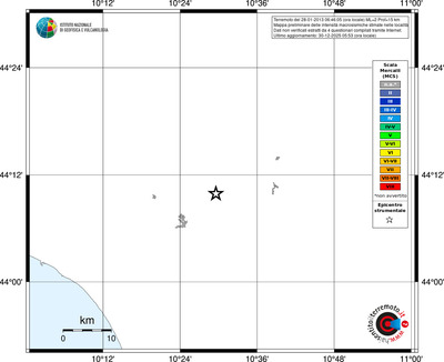 Mappa MCS - territori località
