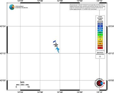 Mappa EMS - territori località