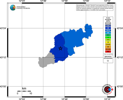 Mappa EMS - territori comuni