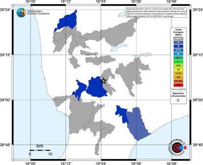 Mappa EMS - territori comuni