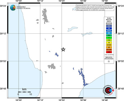 Mappa MCS - territori località