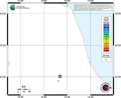 Mappa MCS - territori località