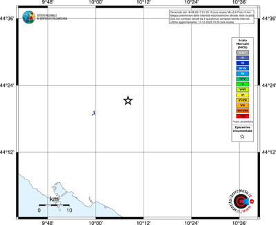 Mappa MCS - territori località