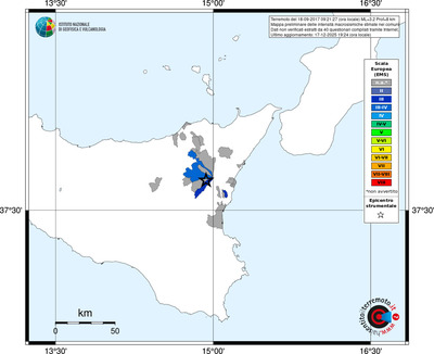 Mappa EMS - territori comuni