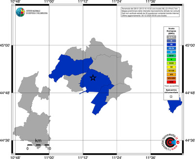 Mappa EMS - territori comuni