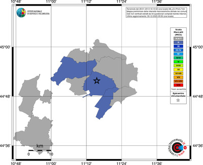 Mappa MCS - territori comuni