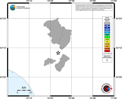 Mappa MCS - territori comuni