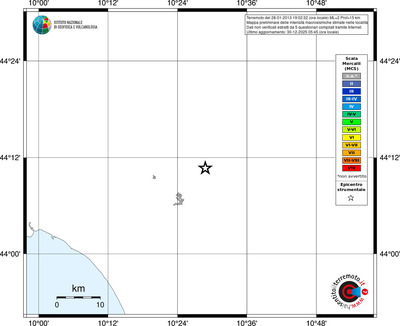 Mappa MCS - territori località