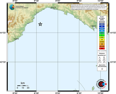 Mappa EMS - località