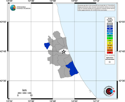 Mappa EMS - territori comuni