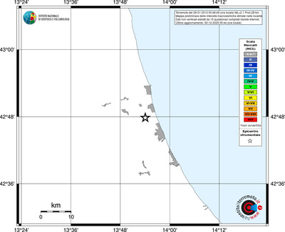 Mappa MCS - territori località