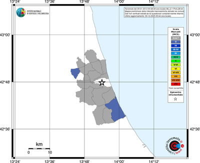 Mappa MCS - territori comuni