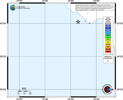 Mappa MCS - territori località