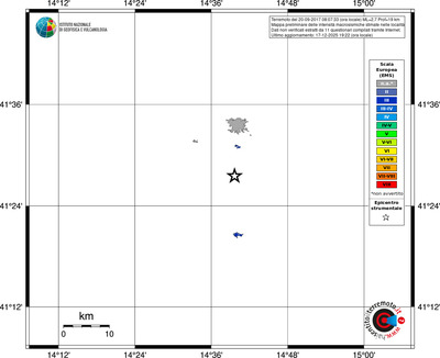 Mappa EMS - territori località