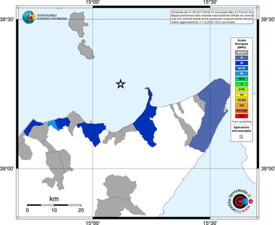 Mappa EMS - territori comuni