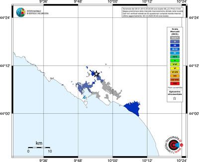 Mappa MCS - territori località