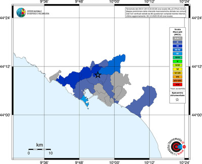 Mappa MCS - territori comuni