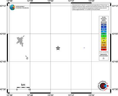 Mappa EMS - territori località