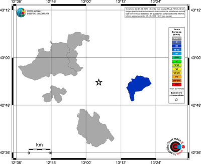 Mappa EMS - territori comuni