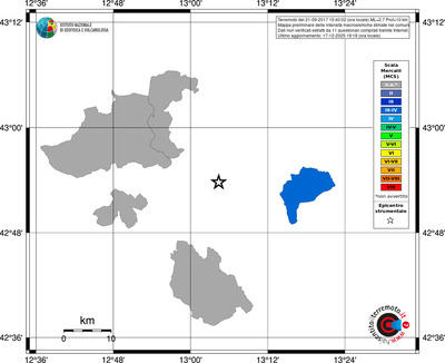Mappa MCS - territori comuni