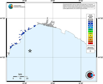 Mappa EMS - territori località