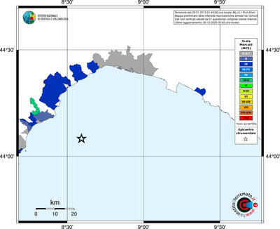 Mappa MCS - territori comuni
