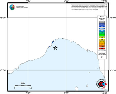 Mappa MCS - territori località