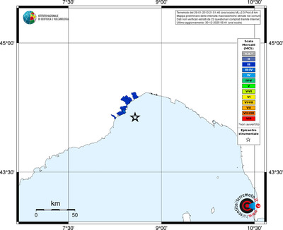 Mappa MCS - territori comuni