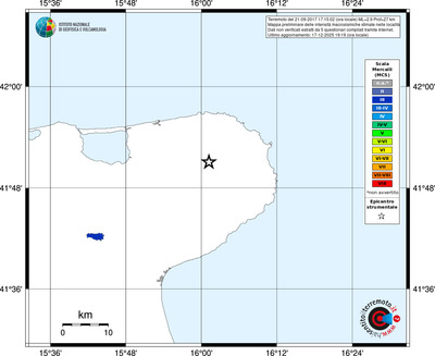 Mappa MCS - territori località