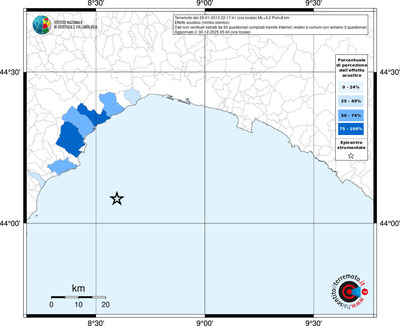 Mappa territorio comunale con almeno 3 questionari