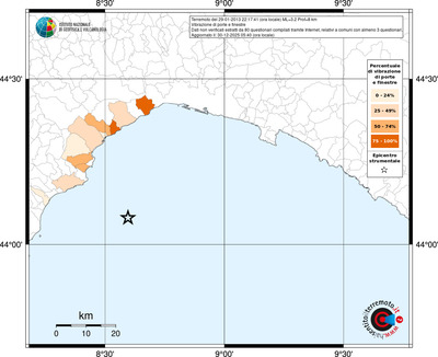 Mappa territorio comunale con almeno 3 questionari