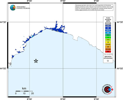 Mappa EMS - territori località