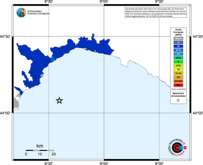 Mappa EMS - territori comuni