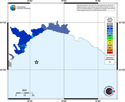 Mappa MCS - territori comuni