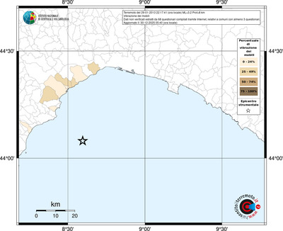 Mappa territorio comunale con almeno 3 questionari