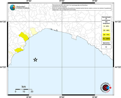 Mappa territorio comunale con almeno 3 questionari