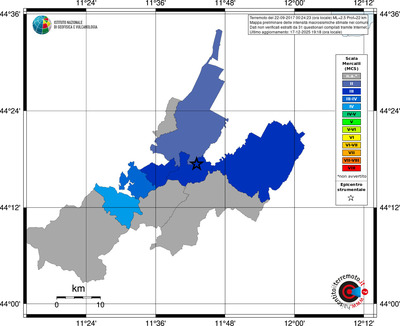 Mappa MCS - territori comuni
