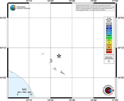 Mappa MCS - territori località