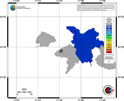 Mappa EMS - territori comuni