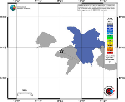 Mappa MCS - territori comuni