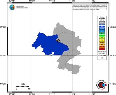 Mappa EMS - territori comuni