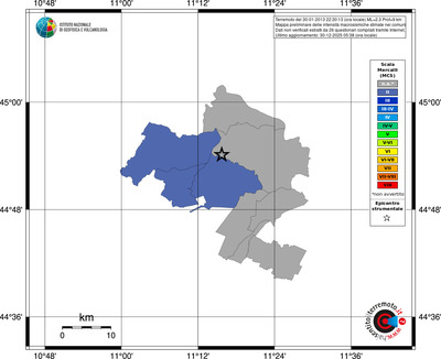 Mappa MCS - territori comuni