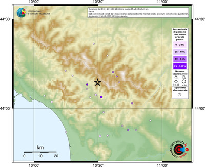 Mappa comuni con almeno 3 questionari