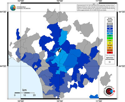 Mappa MCS - territori comuni