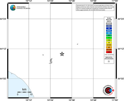 Mappa MCS - territori località